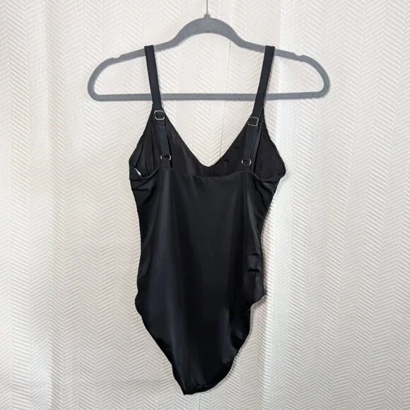 Andie The Marco One Piece Swimsuit Black Size Small Minimalist Vacation Resort - Picture 4 of 10